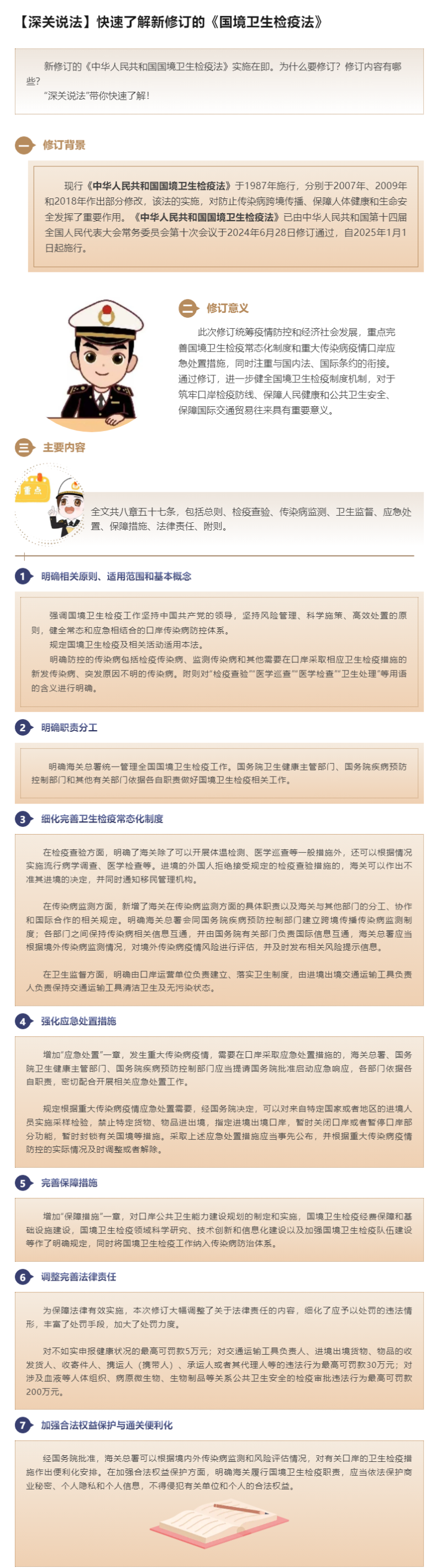 【深关说法】快速了解新修订的《国境卫生检疫法》